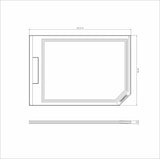 Churrasco Black Polypropylene Cutting Board