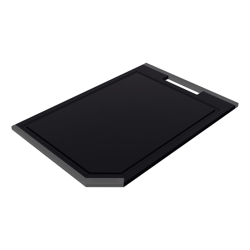 Load image into Gallery viewer, Tramontina Churrasco Black Cutting Board in Black Polypropylene

