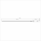 Churrasco 4-Piece Single Prong Skewer Bundle, 95cm