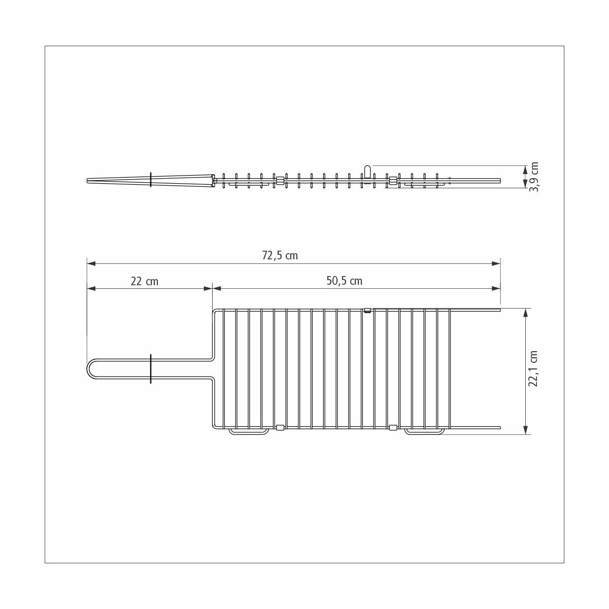 Churrasco Black Nitrocarburized Carbon Steel Grill