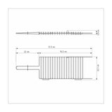 Churrasco Black Nitrocarburized Carbon Steel Grill