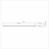 Churrasco 6-Piece Skewer Set, 50cm