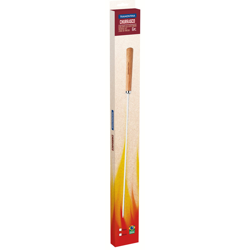 Load image into Gallery viewer, Tramontina Churrasco Skewers set, 50cm - 6 Pc
