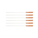 Churrasco 6-Piece Skewer Set, 50cm