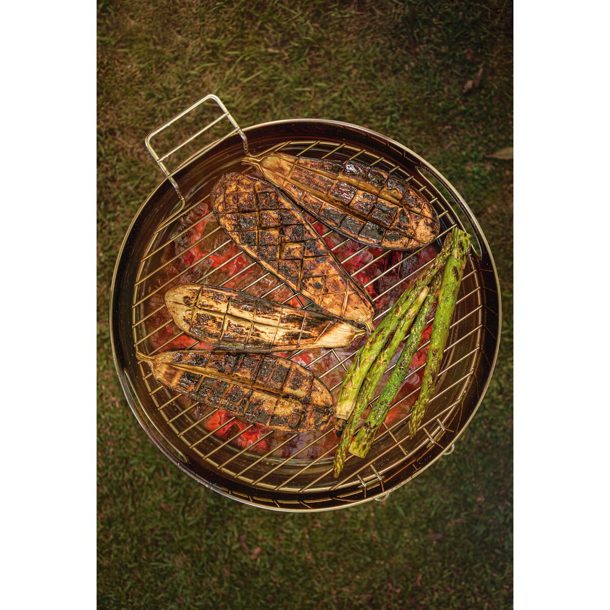TCP 400 Stainless Steel Charcoal Grill with Charcoal Tray