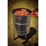 TCP 400 Stainless Steel Charcoal Grill with Charcoal Tray