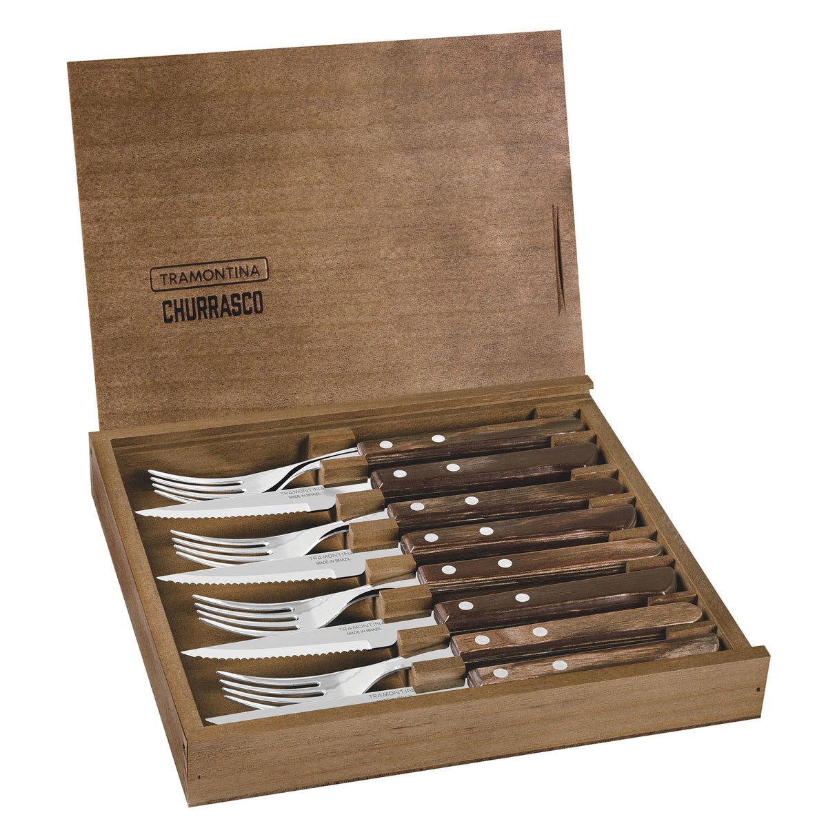 Churrasco Premium 8-Piece Vaneira Cutlery Set - FSC Certified