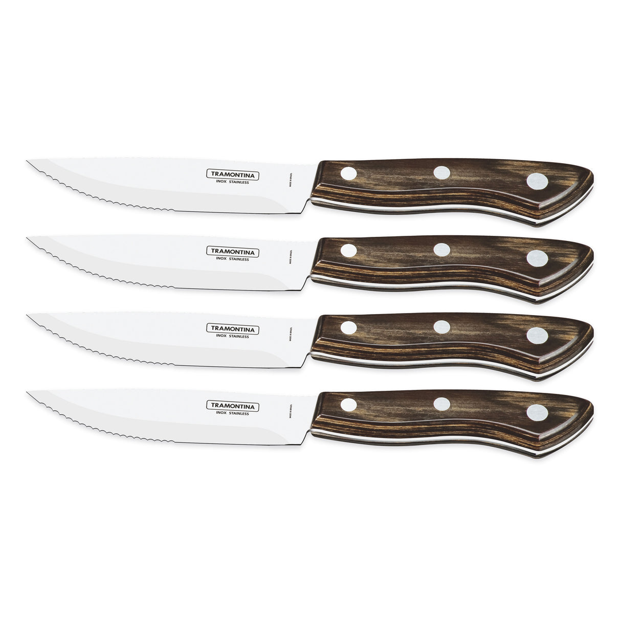 Churrasco Premium 4-Piece Bueno Steak Knife Set - FSC Certified