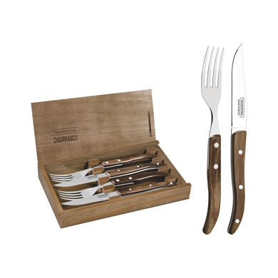 Tramontina Churrasco Premium Paisano Cultery Set, 4Pc FSC Certified