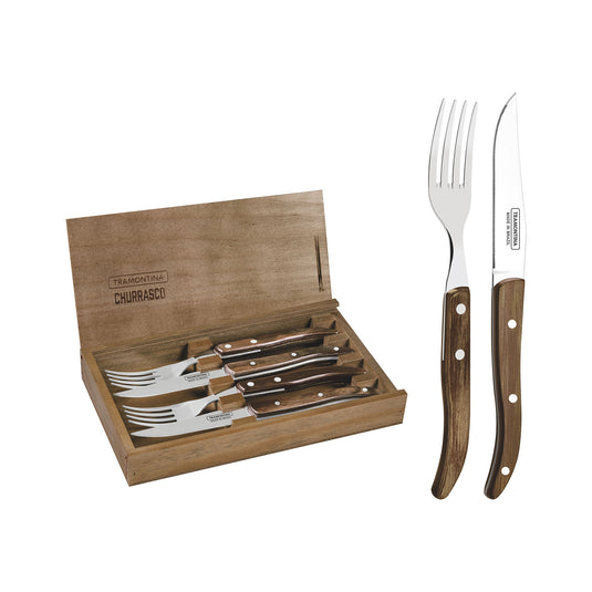 Tramontina Churrasco Premium Paisano Cultery Set, 4Pc FSC Certified
