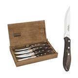 Churrasco Premium 4-Piece Fandango Steak Knife Set - FSC Certified