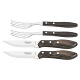 Churrasco Premium 4-Piece Fandango Steak Knife Set - FSC Certified