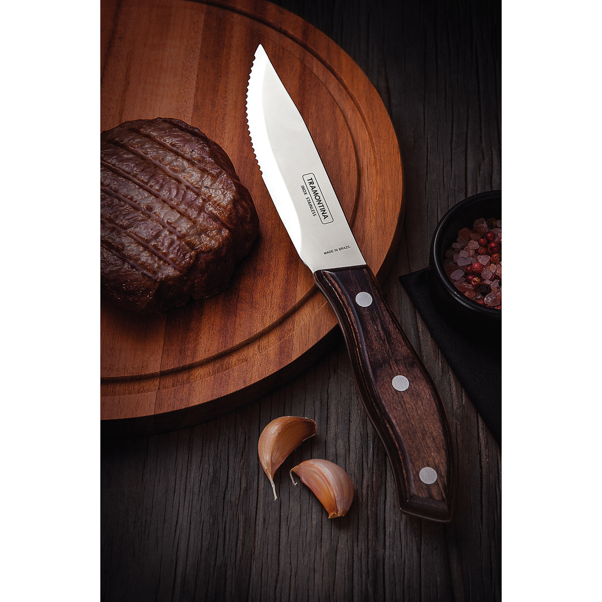 Churrasco Premium 4-Piece Rio Grande Steak Knife Set - FSC Certified