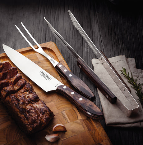Churrasco Polywood 3-Piece Campeira Carving Set