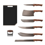 Churrasco Black 8-Piece BBQ Bundle