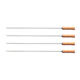 Churrasco 4-Piece Single Prong Skewer Bundle, 75cm