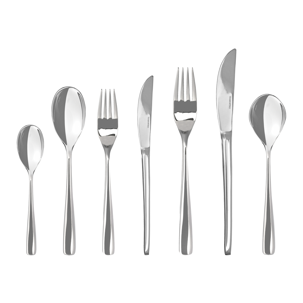 56-Piece Crystal Cutlery Set
