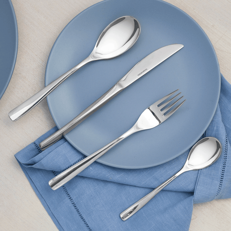 56-Piece Crystal Cutlery Set