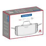 Grano Try-Ply Clad Stainless Steel Shallow Casserole, 24cm, 4.4L