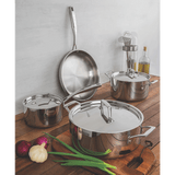 Grano Try-Ply Clad Stainless Steel Shallow Casserole, 24cm, 4.4L