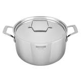 Grano Try-Ply Clad Stainless Steel Deep Casserole, 20cm, 3.5L