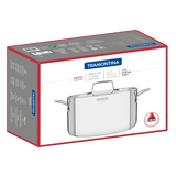 Grano Try-Ply Clad Stainless Steel Deep Casserole, 20cm, 3.5L