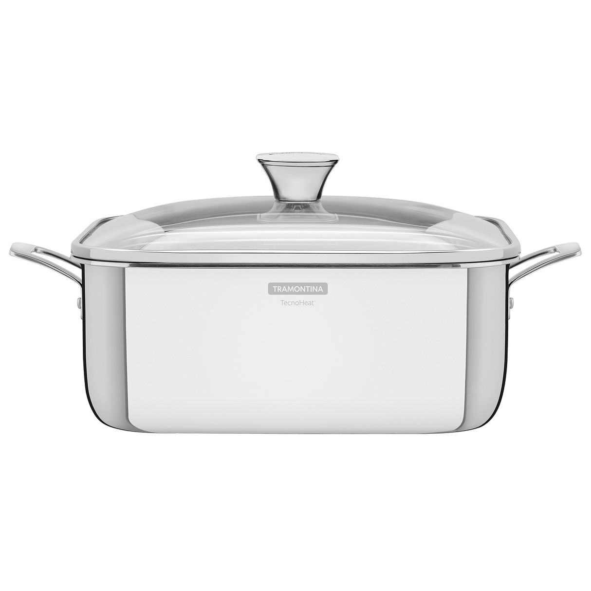 Grano Try-Ply Clad Stainless Steel Square Casserole, 28cm, 7.3L