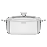 Grano Try-Ply Clad Stainless Steel Square Casserole, 28cm, 7.3L