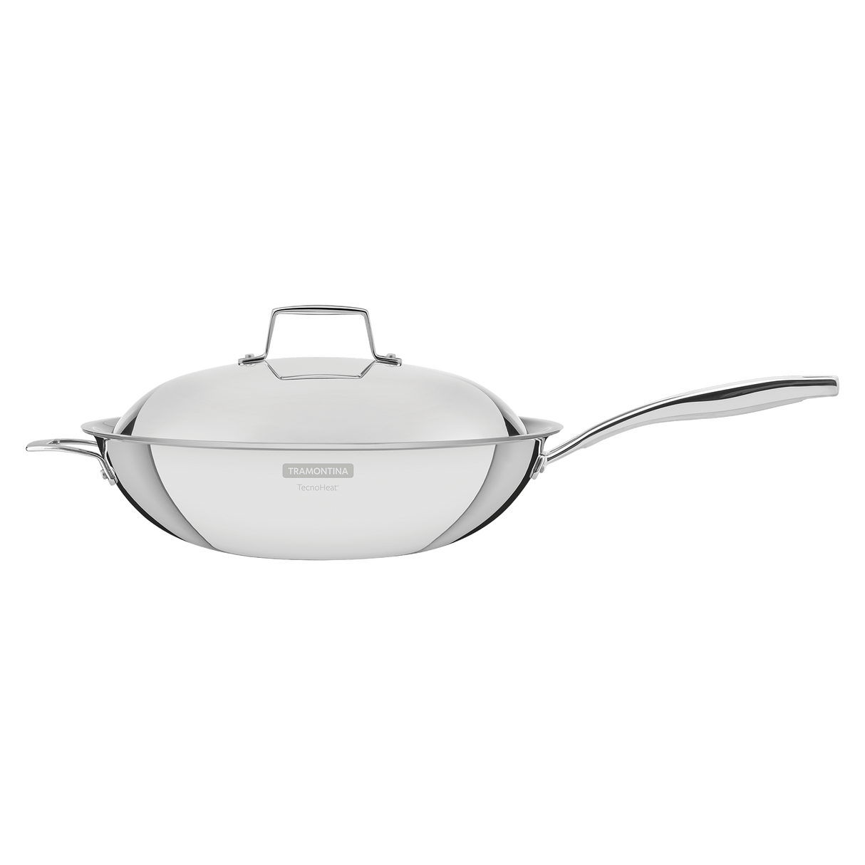 Grano Try-Ply Clad Stainless Steel Wok, 32cm, 5.2L