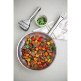 Professional Tri-Ply Base Stainless Steel Frying Pan, 26cm, 2L