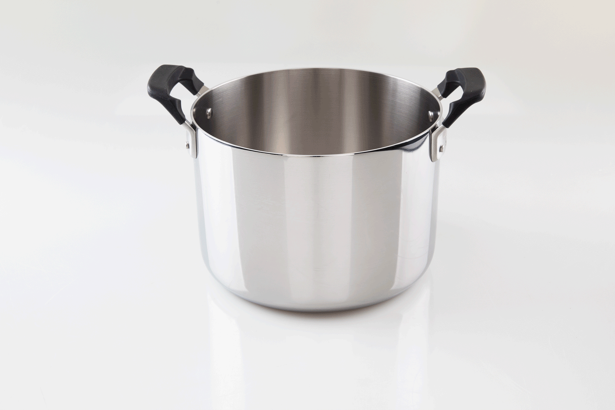 Grano Compact Try-Ply Clad Stainless Steel 3-Piece Cookware Set
