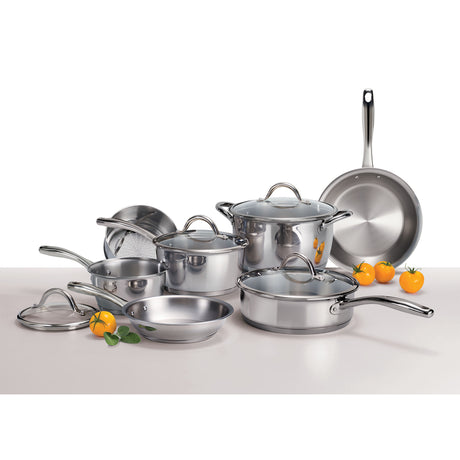 Professional Try-Ply Base Stainless Steel 7-Piece Cookware Set