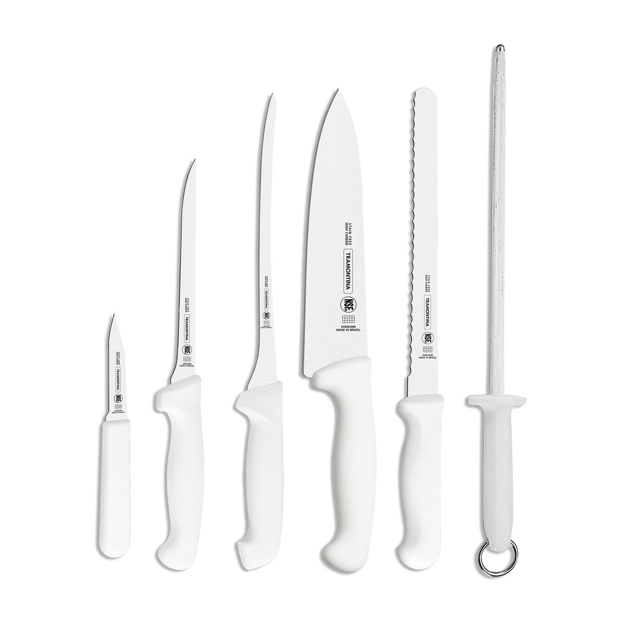 Professional Master 7-Piece Chef's Knife Set with Pouch
