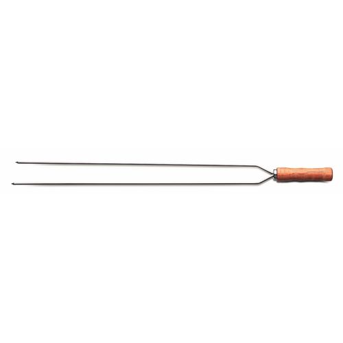 Churrasco 4-Piece Skewer Bundle - 2x 75cm Double Prong Skewers + 2x 75cm Single Prong Skewers