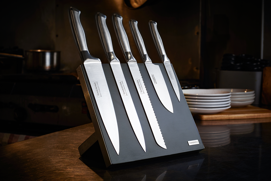 Polaris 6-Piece Magnetic Knife Block