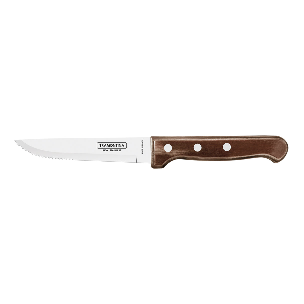 Churrasco Polywood 4-Piece Gaucho Steak Knife Set, Brown