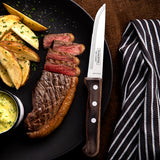 Churrasco Polywood 4-Piece Gaucho Steak Knife Set, Brown