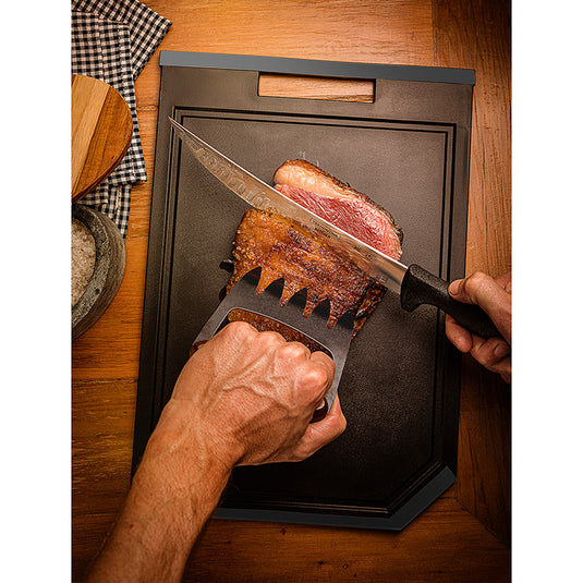 Tramontina Churrasco Black Cutting Board in Black Polypropylene