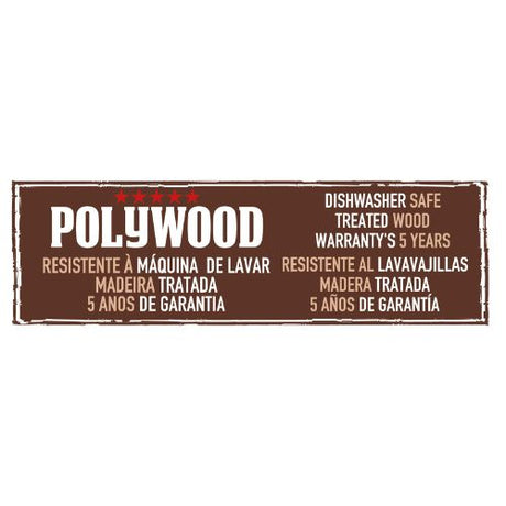 Churrasco Polywood Meat Cleaver, 6"